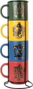 Harry Potter - Zestaw kubków ceramicznych ze stojakiem 300 ml 4 szt. Hogwart Houses 6