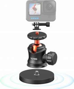 UUrig Uchwyt Przyssawka Magnetyczna Głowica Do Kamery Aparatu Na 1/4" Gopro Uurig / Bh-07 6