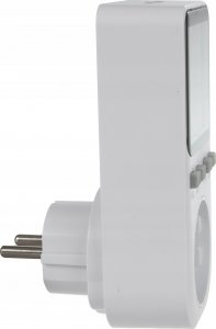 GreenBlue Miernik energii GreenBlue, watomierz,  typ E, 220-240V AC, 50Hz, max. obciążenie 16A, IP20, wbudowana bateria, GB364 E 6
