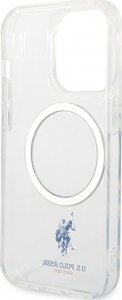U.S. Polo US Polo Assn MagSafe Collection - Etui iPhone 15 Pro (przezroczysty) 7