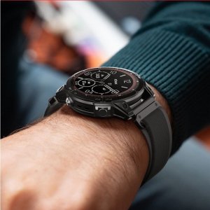 Braders Nylon Garmin Fenix 5 / 6 / 6 Pro / 7 Czarny / Pomarańczowy 3