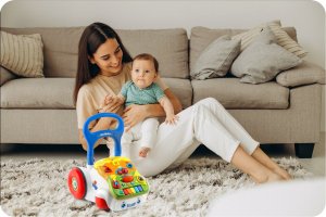Ricokids Chodzik edukacyjny z muzyką 2w1 RK-744 Ricokids biały 5