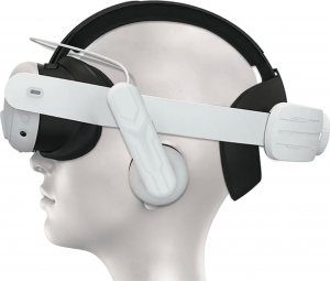 META Head Elite Strap z baterią 8000 mAh + Słuchawki| do Meta Quest 3 4