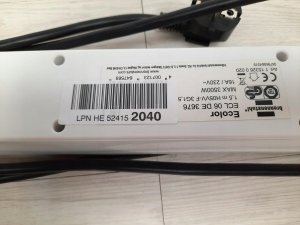Brennenstuhl Listwa zasilająca Ecolor 6x biały/czarny 2