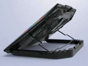 Podstawka chłodząca Conceptronic CONCEPTRONIC 2-Fan Cooling Pad (17.0")/ Ergonomisch Gaming 3