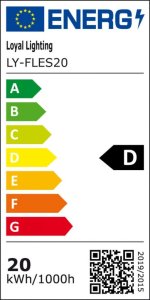 Naświetlacz Loyal Lighting LAMPA Zew. LED Loyal Lighting 2800lm LUMILEDS IP65 4K sensor 2