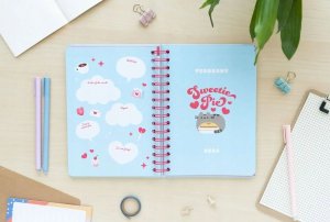 Pusheen Planner tygodniowy 2023/2024 z kolekcji Purrfect Love (14.8 x 21 cm) 6