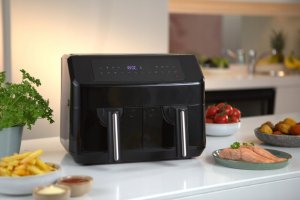 Frytkownica beztłuszczowa Emerio Emerio Heißluftfritteuse, Smart Fryer, 3,6+3,6L, Cool touch 6