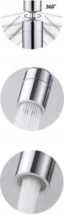 Noveen Perlator Przedłużka krótka do kranu NOVEEN XL1028 silver 12