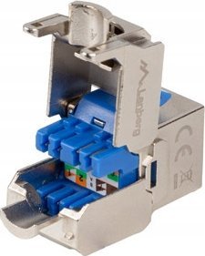Lanberg Lanberg łącznik keystone gniazdo RJ45 -beznarzędziowy FTP kat. 6 2