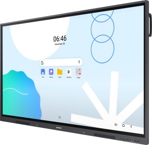 System interaktywny Samsung Monitor interaktywny WA65D 65 cali Dotykowy 16h/7 400(cd/m2) 3840x2160 (UHD) Android 13 3xHDMI 5xUSB 1xRJ45 WiFi/BT 3 lata On-Site (LH65WADWLGCXEN) 3