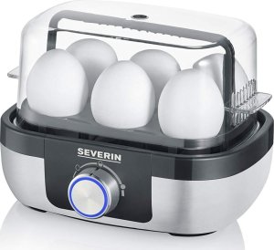 Jajowar Severin EK 3169 czarno-srebrny 2