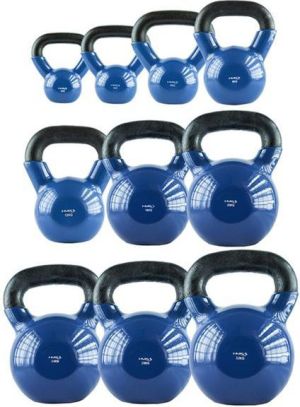 Kettlebell HMS KNV04 gumowany 4 kg 3