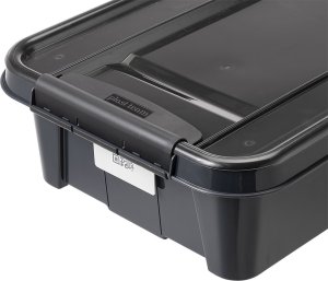 Plast Team Pojemnik z pokrywą pod łóżko PlastTeam ProBox Recycle QR 31L czarny 4