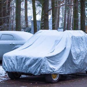 Retoo Pokrowiec Plandeka na samochód PEVA duży Auto L 13