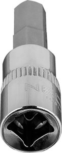 Neo Końcówka sześciokątna H6 na nasadce 1/4", krótka, 37 mm 4