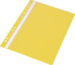 BIUR-FOL Skoroszyt plastikowy z perforacją A4 BIUR-FOL SPP-02-04 żółty PP 2
