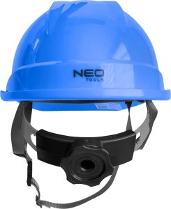 Neo Hełm przemysłowy z paskiem podbródkowym, niebieski 2