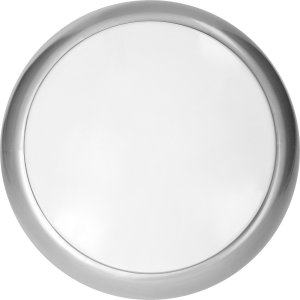 Orno KOKO oprawa 2xE27 z mikrofalowym czujnikiem ruchu, 2x40W, srebrna-polipropylen, klosz matowy-poliwęglan, IP44, IK10 4