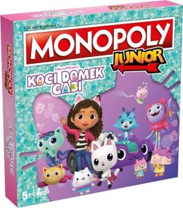 Winning Moves MONOPOLY KOCI DOMEK GABI gra planszowa dla dzieci Monopol Junior POLSKA 2