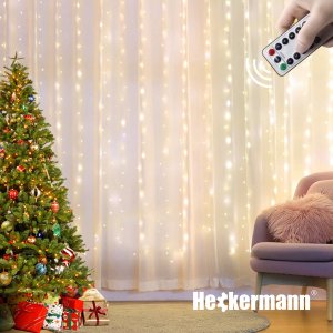 Heckermann Girlanda Led Heckermann Ys-0003 3X3M 300Led Warm 9