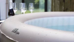 SPA ogrodowe MSpa Basen z hydromasażem dmuchane Bristol Max 8 osób SPA Bąbelki 5