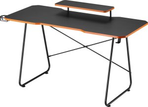 Biurko NanoRS Biurko gamingowe z półką na monitor NanoRS, 50kg max, wysokość 850mm, czarne, RS170 6