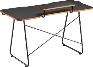 Biurko NanoRS Biurko gamingowe z półką na monitor NanoRS, 50kg max, wysokość 850mm, czarne, RS170 7
