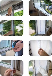 Smart Hardware Uszczelka okna dachowego do klimatyzacji przenośnej / monoblok okno dachowe 460CM 12