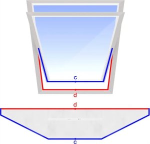 Smart Hardware Uszczelka okna dachowego do klimatyzacji przenośnej / monoblok okno dachowe 460CM 5