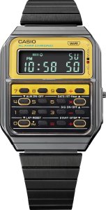 Zegarek Casio Vintage Zegarek męski Casio CA-500WEGG-9BEF czarny 4