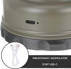 ATL ZD133 Lampa kempingowa aku. led cob usb 6