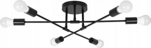 Lampa wisząca ATL ZD74N Lampa sufitowa wisząca loft 6 ramion 2