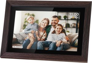 Ramka cyfrowa Kruger&Matz cyfrowa Kruger&Matz na zdjęcia FRAMEO Wi-Fi 10,1" drewniana ramka 2