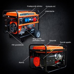 Agregat ExtraLink EXTRALINK EGH-7000 HYBRID GENERATOR 7KW 37