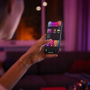 Lampa sufitowa Signify Philips Hue Perifo Basis-Set Deckenl. 3 Spots+Lightbar Schwarz 3