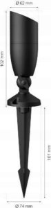 Signify WiZ Ground Spot Extension/Spotlight 270 lm opakowanie jednostkowe sw- 13
