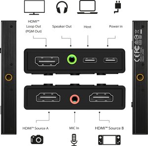 j5create j5create JVA06 karta do przechwytywania video USB 3.2 Gen 1 (3.1 Gen 1) 10