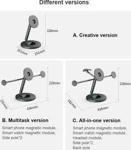 Stojak Nillkin SNAPBRANCH MODULAR DEVICE STATION, GRAY 11