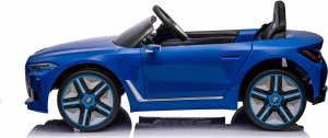 BMW Autko i4 na akumulator dla dzieci Niebieski + Wolny Start + EVA + Audio LED + Pilot 2