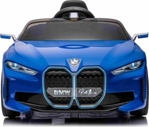 BMW Autko i4 na akumulator dla dzieci Niebieski + Wolny Start + EVA + Audio LED + Pilot 7