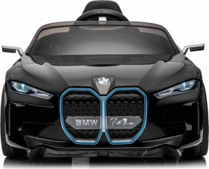 BMW Autko i4 na akumulator dla dzieci Złoty + Wolny Start + EVA + Audio LED + Pilot 3
