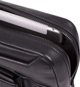 Piquadro Piquadro, Tallin, Leather, iPad Sleeve, Crossbody Bag, Black, CA1816W108, 21.5 x 27 x 7 cm, For Men For Men 3