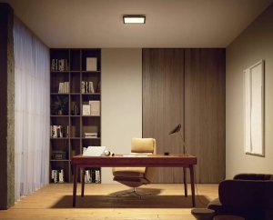 Lampa sufitowa Signify Philips Hue White & Col. Amb. Panel okrągły Surimu Biały 4