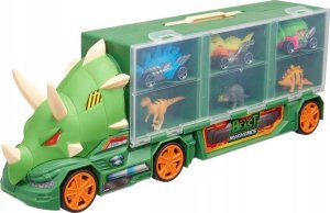 HTI Transporter auto Triceratops DINO z autkami wyścigowymi Beast Machines TEAMSTERZ 1417473 p12 2
