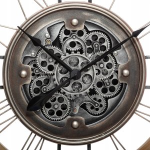 Atmosphera Zegar ścienny z ozdobnym mechanizmem LANA, Ø 90 cm 3