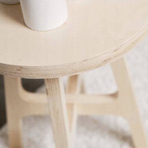 TODAY Taboret drewniany Simplicity, Ø 38 cm 3