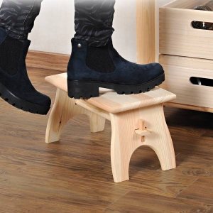 Kesper Taboret drewniany, 42 x 22 x 20,5 cm, 2