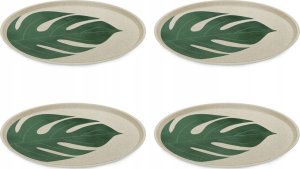 Koziol Duży talerz, MONSTERA, Ø25,5 cm, 4 sztuki, nature desert, KOZIOL 9