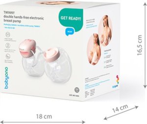 Laktator BabyOno 1002 LAKTATOR MUSZLOWY ELEKTRYCZNY TWINNY BEZ UŻYCIA RĄK 6